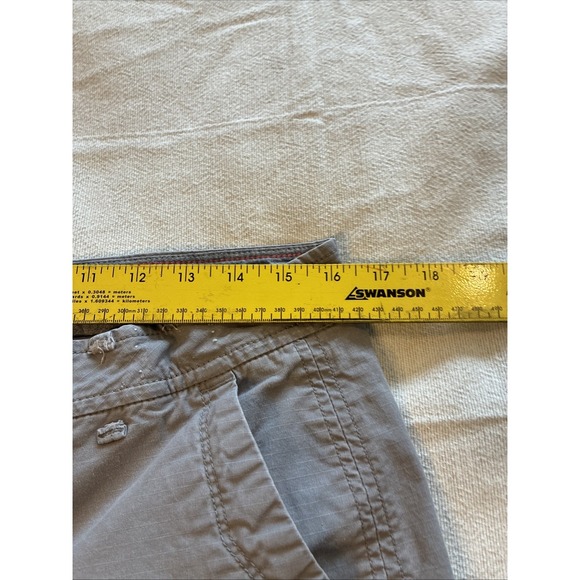 Eddie Bauer Women's Pants 12 Gray Capri Cargo Gorpcore Hiking Grunge Mid-rise - Picture 3 of 16